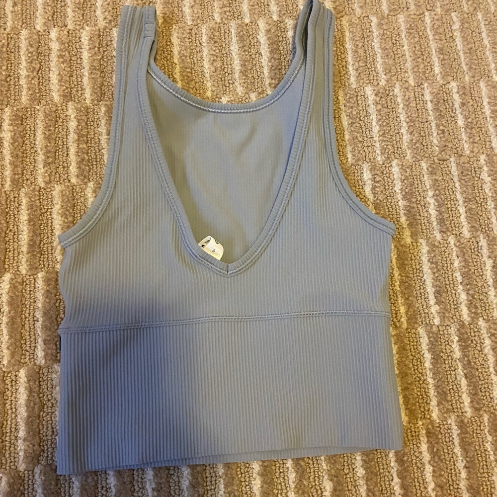 Lululemon power pivot tank rhino grey